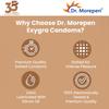 Dr. Morepen Exygra Condoms- Ultra-thin, Lubricated, Extra Dotted, Choco Flavour 10 count view 3