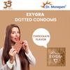 Dr. Morepen Exygra Condoms- Ultra-thin, Lubricated, Extra Dotted, Choco Flavour 10 count view 4