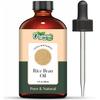 Organic Zing Rice Bran (Oryza Sativa L.) Oil | Pure & Natural Carrier Oil for Massage, Skincare & Haircare - 118ml/3.99fl oz view 1