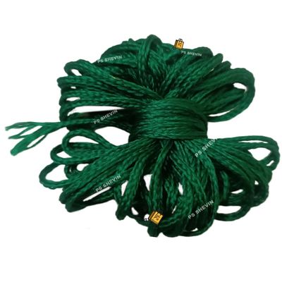 100% Cotton Dark Green Hara Cotton Nazar Dhaga, 20 Meters Religious Thread - Green Dhaga - Anant Dhaga -100% Cotton Moltadu Najar Surksha for Boys,Girls (20 metres,)-Z#396