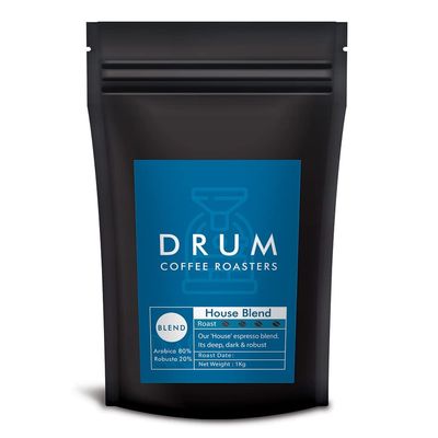 500 g Dark Roast Coffee Beans for Espresso | Drum Coffee Roasters | A Blend Of The Finest Robusta And Arabica Coffee Beans | For Delicious Espresso and Milk based Coffee