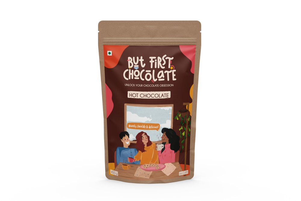 But First Chocolate, Hot Liquid Chocolate for Lovers, Introductory Special Price, 16 Servings - 19 Rupees per Cup