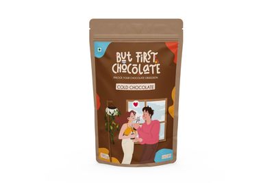 But First Chocolate - Cafe-Style Cold Chocolate Mix (390g), Introductory Special Price 20 Rupees per Cup
