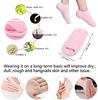 AMENDAS Silicone Socks For Women Ultra Soft Moisturizing Socks For Foot Pain Relief Crack Heel Repair Socks With Vitamin E Anti-crack Spa Gel Socks (1 Pair - Multicolor) view 4