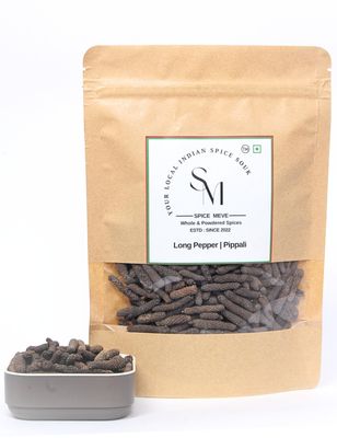 Spice Meve Pippali | Long Pepper | Pipal | Sabut Peepli (JUMBO Size) |   |  |  (75gm)