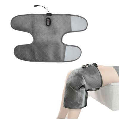 Abhsant Heated Knee Brace Wrap with Control, Electric Heat Therapy Pad for Pain Relief, Joint Soreness, Swelling, Cramps, Rheumatism