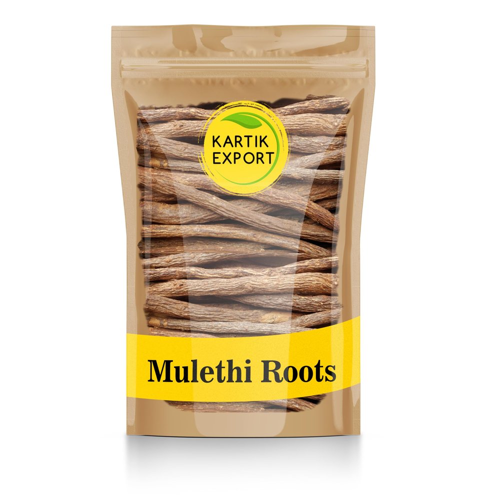 Kartik Export Mulethi Sticks | Licorice Roots | Yashtimadhu | Athimathuram | Jesthamadh For Eating - 1Kg