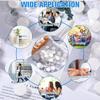 Compressed Towels Toilet Paper Tablets Mini Face Towel Cotton Travel for Beauty & Outdoors Hiking Hotel, Washcloth Disposable Portable Coin Tissues Pack of 5 view 2