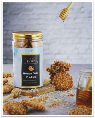 Cookie House's Homestyle Honey-Oat Goodness - 250 Gram (Pack of 2)