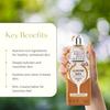 Aqua Shui Water Body Wash Shower Gel for Men & Women  100% Soap-Free & Paraben-Free, pH-Balanced Tan Removal Formula for Dry Skin With Almond & Shea Butter + FREE 20 gm Almond Shea Hand Cream view 2