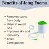 Manushya Life | Enema Kit for Body Detox 1500ML, 2 nozzles, 1 clamp, 1 silicon tube | Satvic Lifestyle view 4