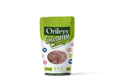 Orileys Vegan Jelly Gummy Candy - Mini Doughnuts -100 grams