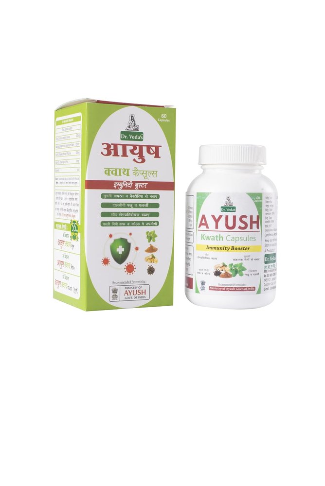Dr. Veda's Ayush Kwath Capsules - 60 Capsules, Pack of 2