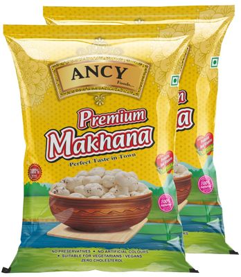 Ancy Foods Dried Fruits Nuts And Seeds (Makhana, 400g (2x200g))