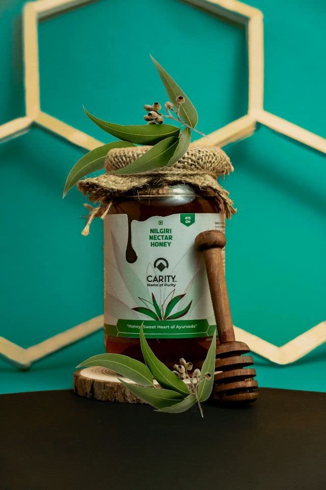 CARITY Nilgiri Natural Fresh Pure Honey Improve Activeness Boost Immunity Helps In Digestion (Pack Of 1, 950 GM)