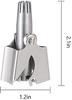 Delzon Nose & Ear Hair Clipper Trimmer for Men & Women Stainless Steel Painless Nose Hair Remover Easy Cleansing and Easy to Carry (Steel) view 2