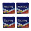 StarMax Super Stainless Safety Razor Blades (50+5) Pack of 4 [ 4 x 55 = 220 Blades] view 2