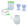 Manushya Life | Combo Of Enema Kit 1500 ML, Pair of Eye Cups and Jal Neti Lota 500ML view 1