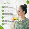 The Tea Heaven Pure,Natural Loose Leaf Spearmint Iced Cold Tea|Instant Refreshing|Relief For Pcos & Acne,With Antioxidants|Organic,Vegan & Caffeine-Free|Cocktails,Mocktail & Syrups|50 Gms (Pack Of 1) view 3