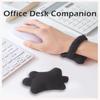 19.ten Wrist Support Band for Office Computer Keyboard Mouse Laptop PC Gaming Wrist Pain Relief Band (Grey Satin) view 2