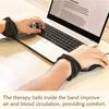 19.ten Wrist Support Band for Office Computer Keyboard Mouse Laptop PC Gaming Wrist Pain Relief Band (Black) view 2