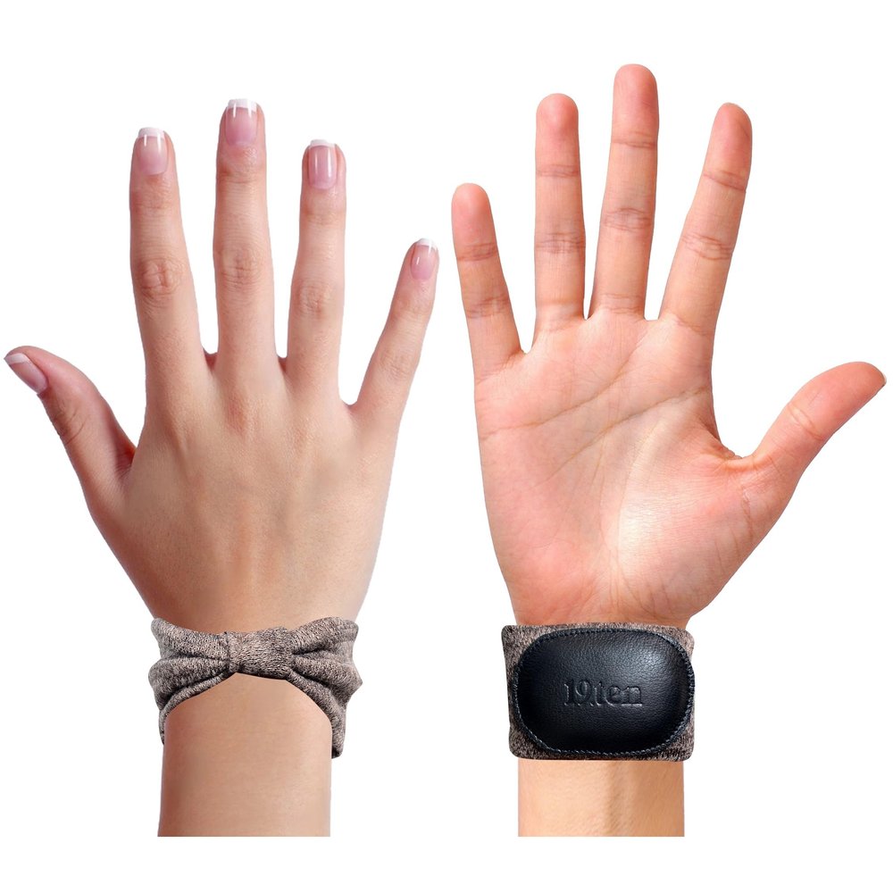 19.ten Wrist Support Band for Office Computer Keyboard Mouse Laptop PC Gaming Wrist Pain Relief Band (Brown)