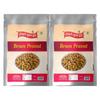 OKHLI MUSAL BRAND Ready to Eat Nut Cracker Namkeen |Kadala Podi Bold earthnuts |Crunchy & Spicy Besan Coated Peanuts//Organic Sing Bhujia Namkeen||Fried in Cold Pressed Groundnut Oil-420g*2Pack view 1