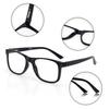 UMAIXIntellilens Square Blue Cut Computer Glasses for Eye Protection | Zero Power, Anti Glare & Blue Light Filter Glasses | Spectacles for Men & Women | Comfortable & Lightweight (Black) view 3