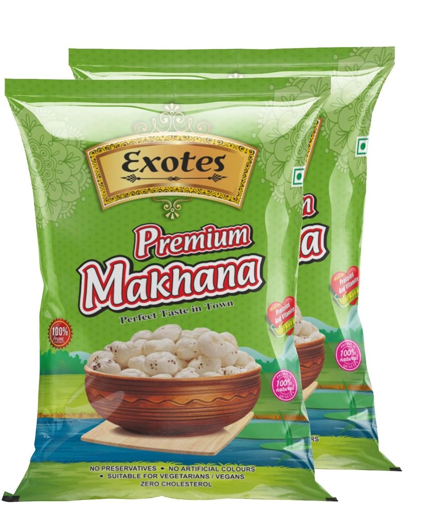 Exotes Dried Fruits Nuts And Seeds (Makhana Pudina, 400g (2x200g))