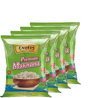 Exotes Dried Fruits Nuts And Seeds (Makhana Cheese Onion, 1000g (4x250g))