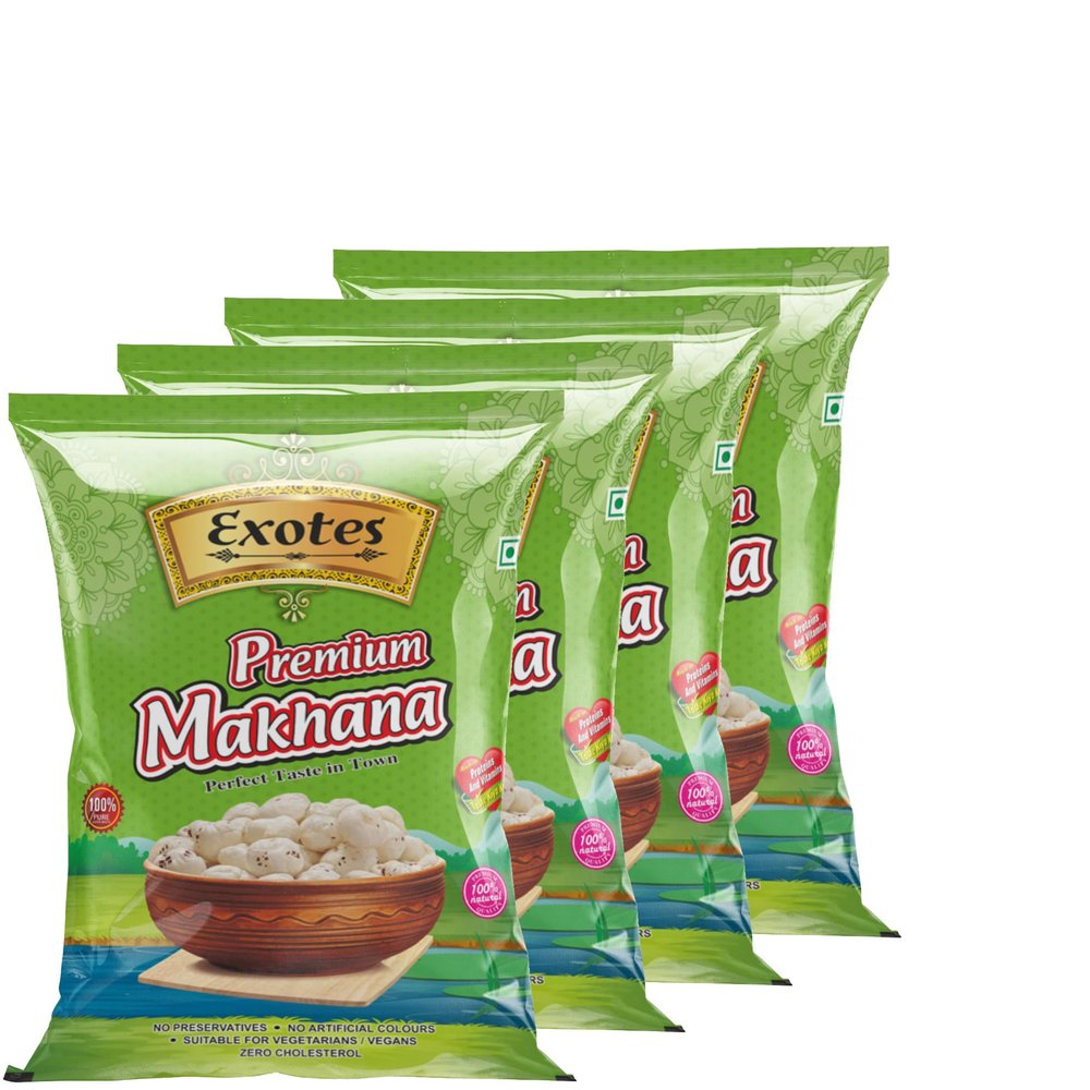 Exotes Dried Fruits Nuts And Seeds (Makhana Cheese Onion, 1000g (4x250g))