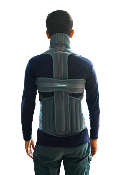 SPINE EASE BRACE FOR FULL BACK LUMBAR AND CERVICAL SUPPORT (L)