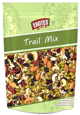 Exotes Breakfast 250 Grams  Trail Mix with Dry Fruits, Berries & Protein-Rich Seeds | Power Snack Loved by Moms | Best for Active Kids & Office Professionals | Keeps You Full Energetic & Energized All Day
