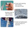 Bonzella 7 pcs Teeth Cleaner Stick Dental Floss Toothpicks Set with Aluminum Tube, Reusable Tooth Cleaning Teeth Braces Cleaner for Outdoor Camping Traveling view 2