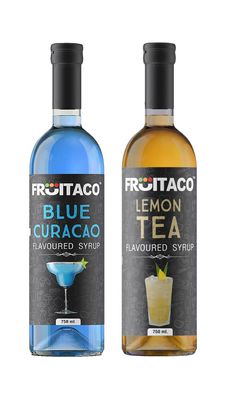 Fruitaco Blue Curacao Lemon Tea Combo Mocktail, 750Ml each, Liquid