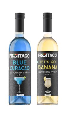 Fruitaco Blue Curacao Banana Combo Mocktail, 750Ml each, Liquid