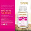 Uniherbs Uni Fem Capsule Stop Heavy Period Flow Clotting Period Pain for Women, Ayurvedic Medicine For Men and Women(60 Capsule) (2) view 2
