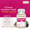 Uniherbs Uni Fem Capsule Stop Heavy Period Flow Clotting Period Pain for Women, Ayurvedic Medicine For Men and Women(60 Capsule) (2) view 3