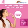 Dr. Morepen Exygra Condoms- Ultra-thin, Lubricated, Extra Dotted, Bubblegum Flavour 10 count view 4