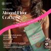 Atmosphere Studio Almond Crackers - Grain Free Guilt Free Crackers with a touch of Salt, Tasty Healthy Snacks, Gluten-Free Snacks (SEA SALT), 120 Grams, Pack of 2 view 3