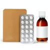 200 Pcs Brown Paper Cover | 13 cm X 20 cm | 45 GSM | Medicine Cover | Paper Bags for Multi-Purpose Use | Carry Bags | Kraft Paper Pouch | Pack of 200 view 3