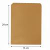 200 Pcs Brown Paper Cover | 13 cm X 20 cm | 45 GSM | Medicine Cover | Paper Bags for Multi-Purpose Use | Carry Bags | Kraft Paper Pouch | Pack of 200 view 4