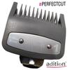 adition Professional Premium Cutting Guide with Metal Clip, Clipper Guards Clipper Comb Compatible with Wahl Clippers With Color Code 1.5mm and 3mm Set #3354-1000, 1100, 1300 Fits All Clippers/Trimmer #1/2", #1" view 2