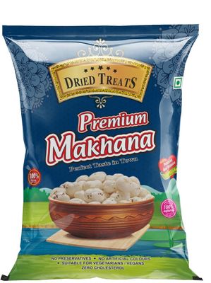 Dried Treats Dried Fruits Nuts And Seeds (Makhana Pudina, 250g)