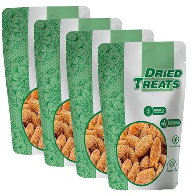 Dried Treats Peela Chuara 800 Grams (200 Grams X 4) - Traditional Yellow Dry Dates | Peela Sukha Khajoor Known For Their Natural Sweetness | Widely Used in Indian Kitchens for Sweets, Kheer, and Health Recipes | Gives Energy & Fiber Source