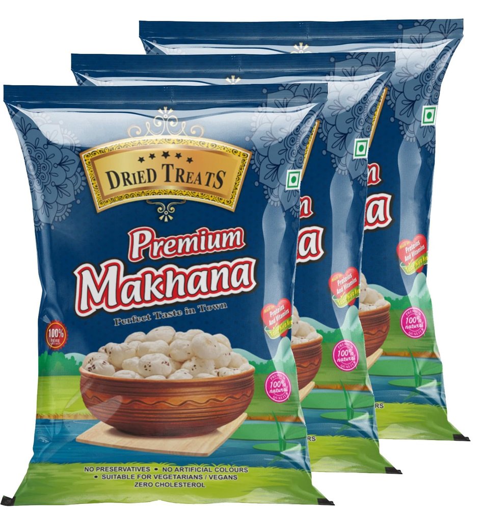 Dried Treats Dried Fruits Nuts And Seeds (Makhana Cheese Onion, 600g (3x200g))