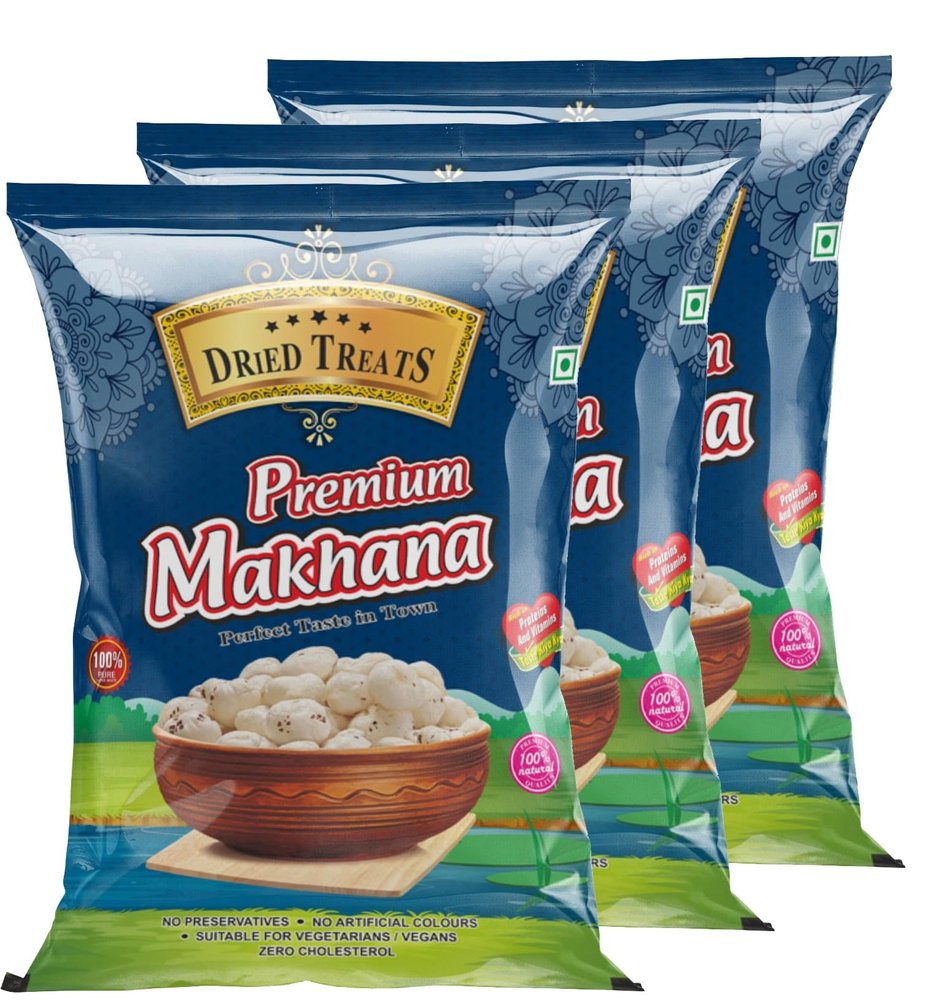 Dried Treats Dried Fruits Nuts And Seeds (Makhana Buttercheese, 600g (3x200g))