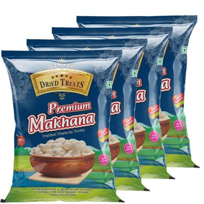 Dried Treats Dried Fruits Nuts And Seeds (Makhana Buttercheese, 1000g (4x250g))