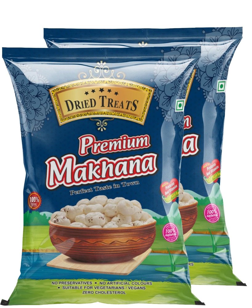 Dried Treats Dried Fruits Nuts And Seeds (Makhana Buttercheese, 500g (2x250g))