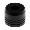 Metal Shaving Shave Razor Stand Holder Base for Men Black view 2